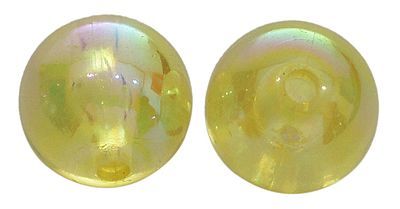 Round AB Yellow 12mm - 50 pc