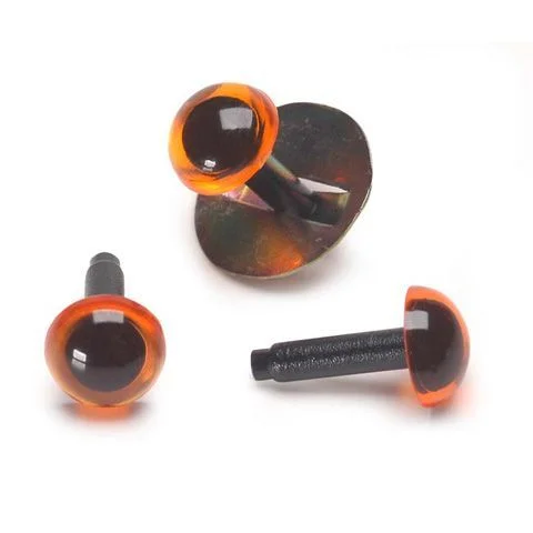 9mm Animal Safety Eyes in Black - 8 Pairs