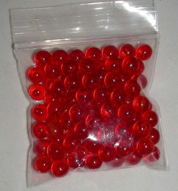 Gourd Light Beads from Turkey Red 6mm turkish beads