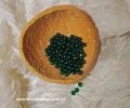 Dark Green 4mm gourd light bead