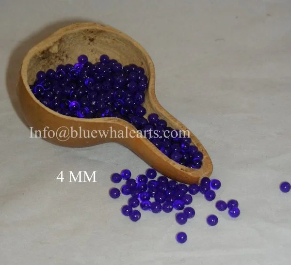 Gourd Light Beads from turkey Dark Blue 4mm Turkish Gourd beads