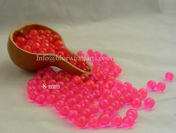 Turkish Light Beads from Turkey Gypsy Pink 8mm no hole beads