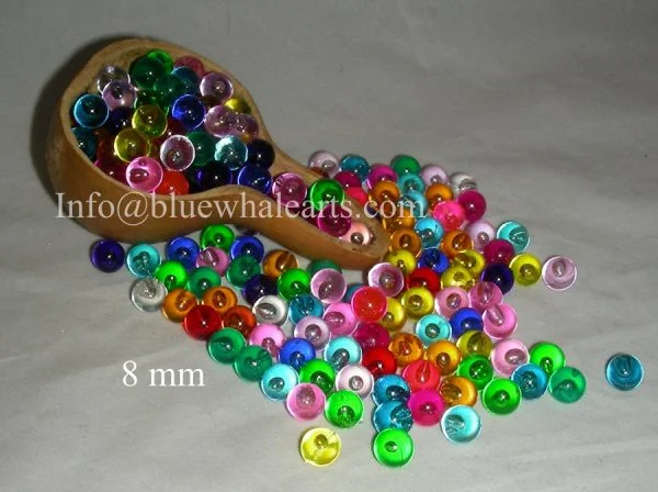 Gourd Light Beads from Turkey 8mm mixed no hole