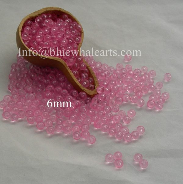 Gourd Light Beads from Turkey Light Pink Rukish Beads