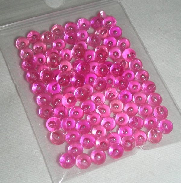 Gourd Light Beads from Turkey Pink 4mm turkish beads no hole