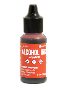 Tim Holtz Alcohol Ink Poppyfield